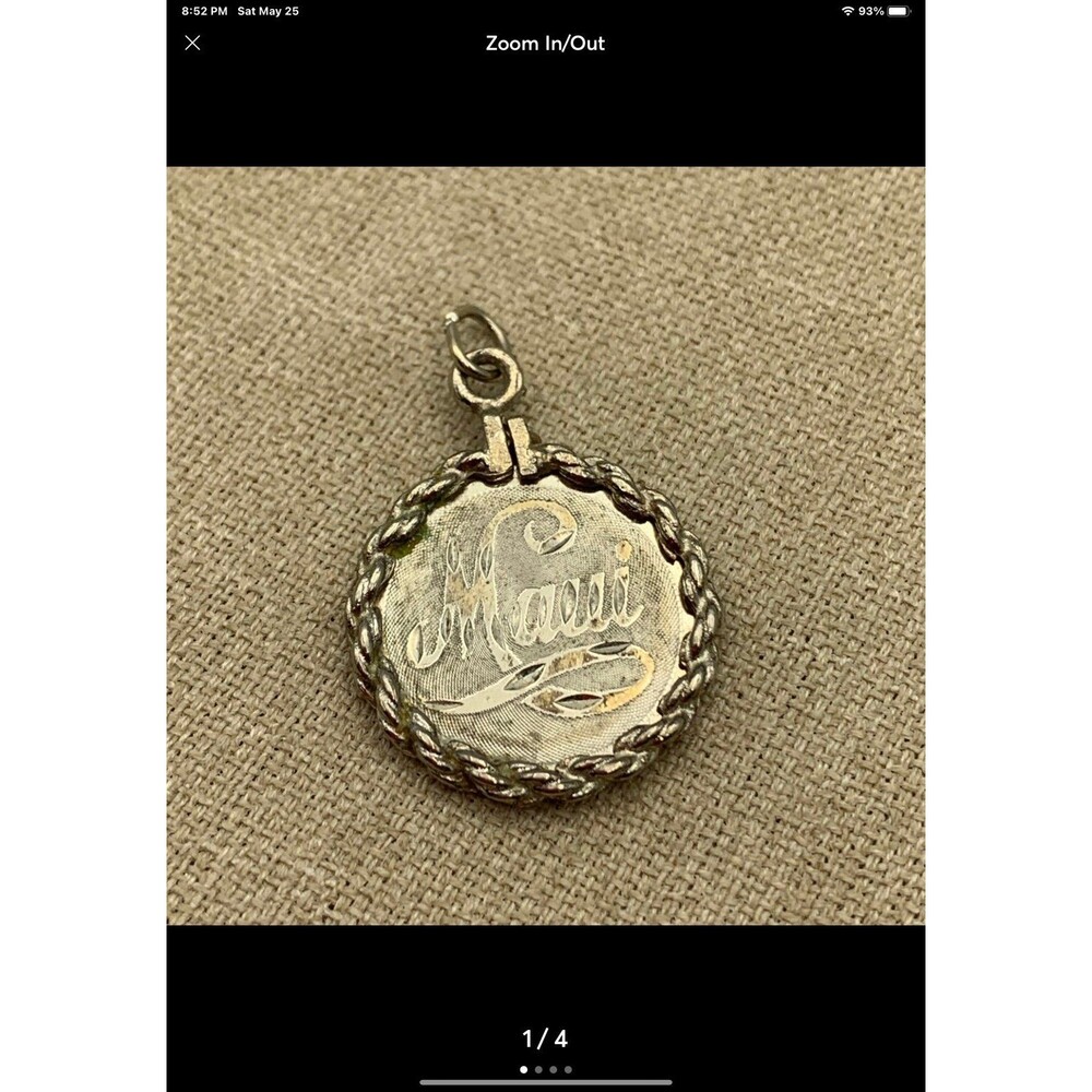 CERA Sterling silver Maui Hawaii pendant